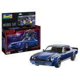 KIT PARA MONTAR REVELL MODEL SET STRANGER THINGS BILLY'S CHEVROLET CAMARO Z/28 1/24 91 PEÇAS COMPLETO COM TINTAS COLA E PINCEL REV 67728